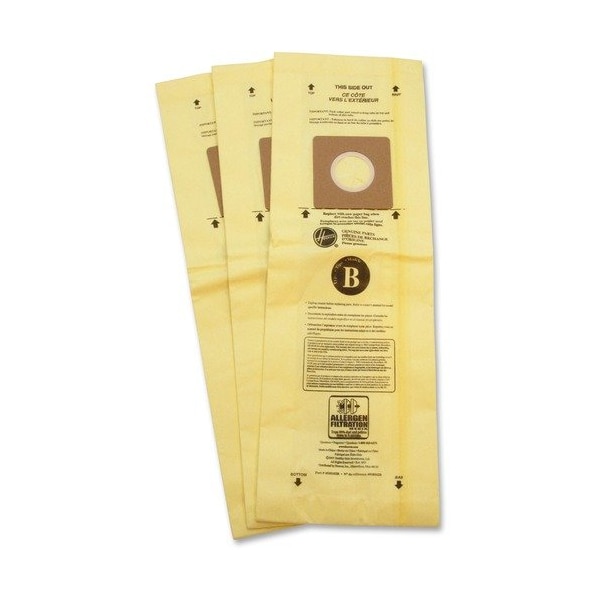 Tti Floorcare Hoover 4010103B, DISPOSABLE VACUUM BAGS, ALLERGEN B, 3PK/EA HVR4010103B - main